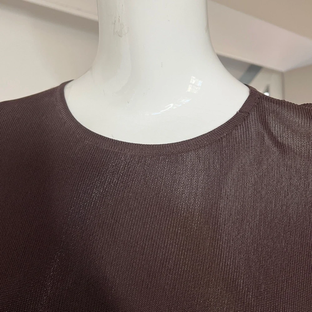 Yves Saint Laurent Sz 36 Vintage Two Piece 100% Knit Viscose Pant Tunic Set